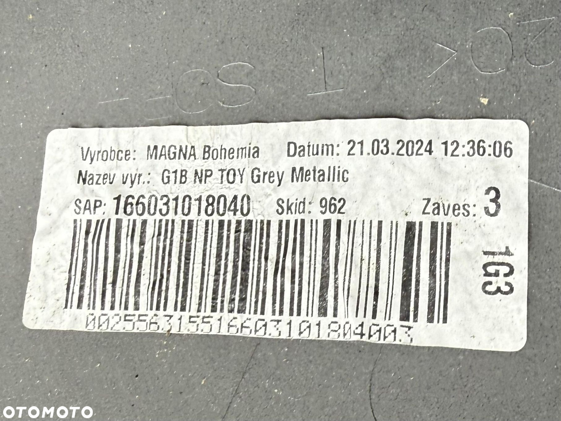 TOYOTA YARIS IV GT SPORT ZDERZAK PRZEDNI PRZÓD 52119-0DA00 - 13