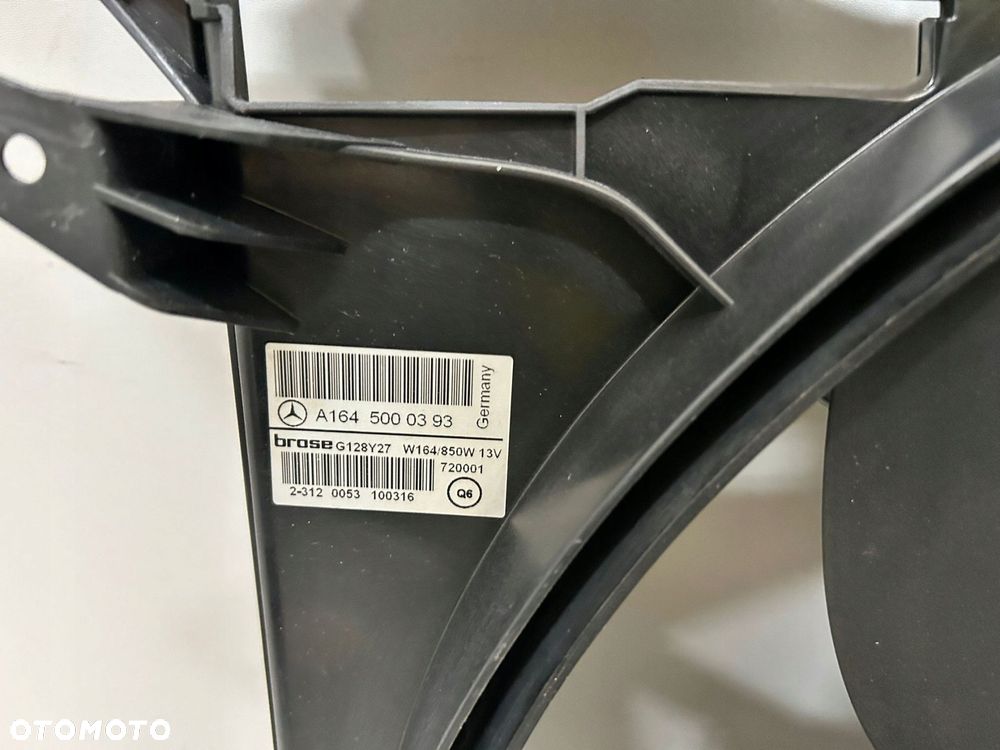 MERCEDES ML W164 WENTYLATOR WIATRAK A1645000393 - 7