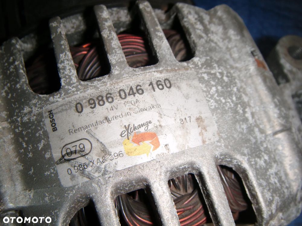 audi a4 b6 2.0b alternator  0986046160 - 2
