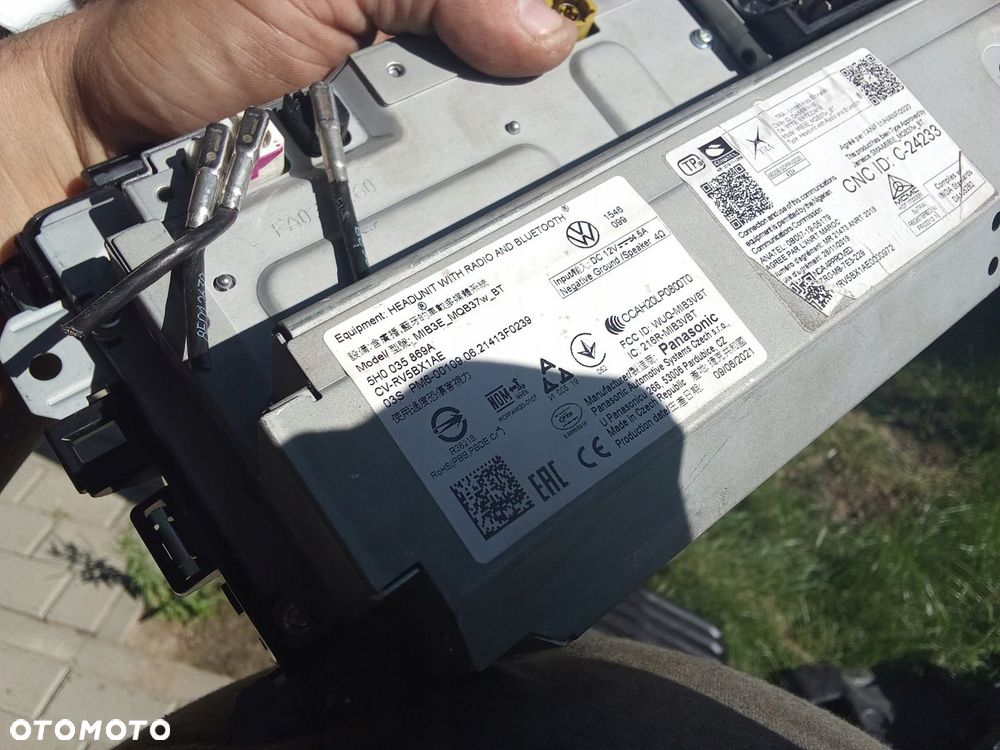 EU RADIO BLUETOOTH MIB3E VW CADDY IV V 20- GOLF VIII 5H0035869A - 7