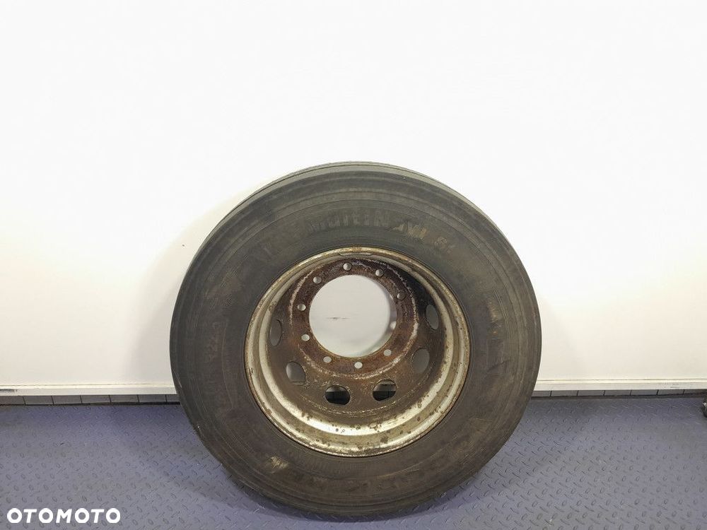 SCANIA R KOŁO PRZEDNIE FELGA STALOWA Z OPONĄ 315/70 R22.5 156/150L - 4
