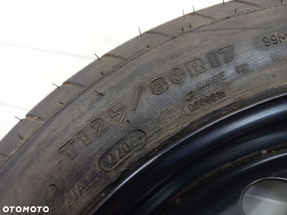 KOŁO DOJAZDOWE AUDI A4 B6 B7 4X17J ET35 125/80R17 5X112 8E0601027C - 5