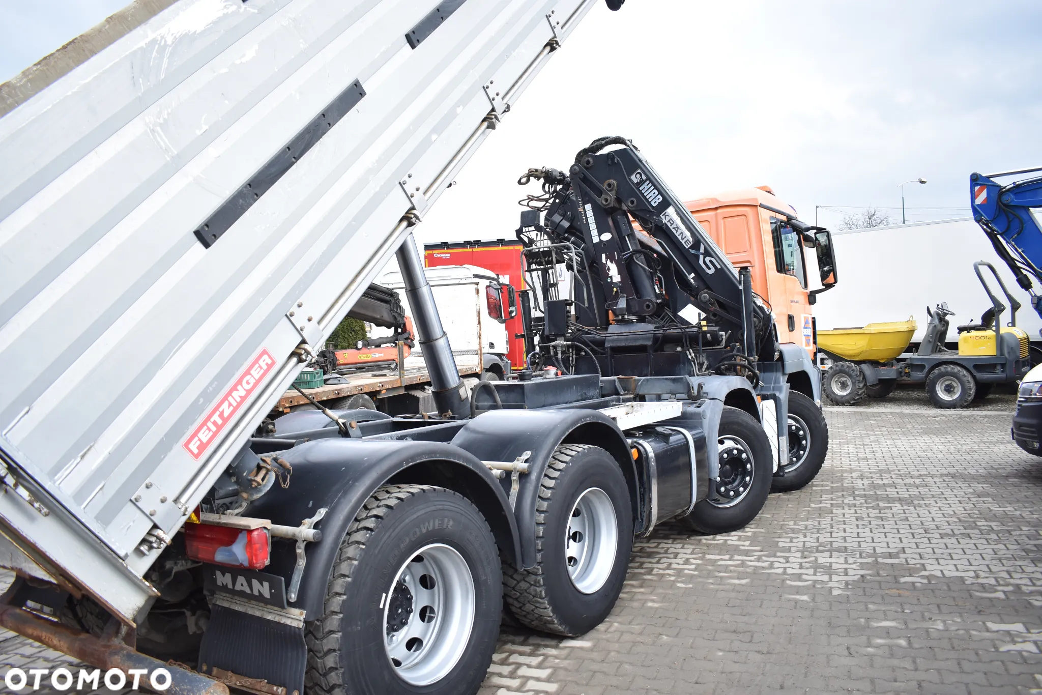 MAN TGS 35.400 Euro5 Wywrotka 8x4 + HDS HIAB XS 144 / Manual/ Resor / Kran/ Crane / Manipulator/ Sprowadzony z Austrii - 3