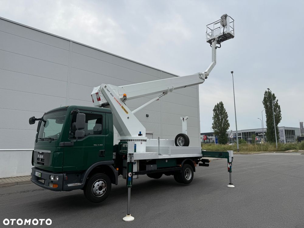 MAN Lift Podnośnik Koszowy Wumag WT300 30Metrów  20m w Bok Zwyżka UDT na Rok! Ogon ! Jak Ruthman GSR Multitel - 8