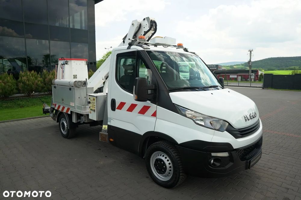 Iveco DAILY 35-140 / ZWYŻKA / PODNOŚNIK KOSZOWY FRANCE ELEVATEUR 141 TLE / 4 PODPORY / MANUAL / 2018 R - 9