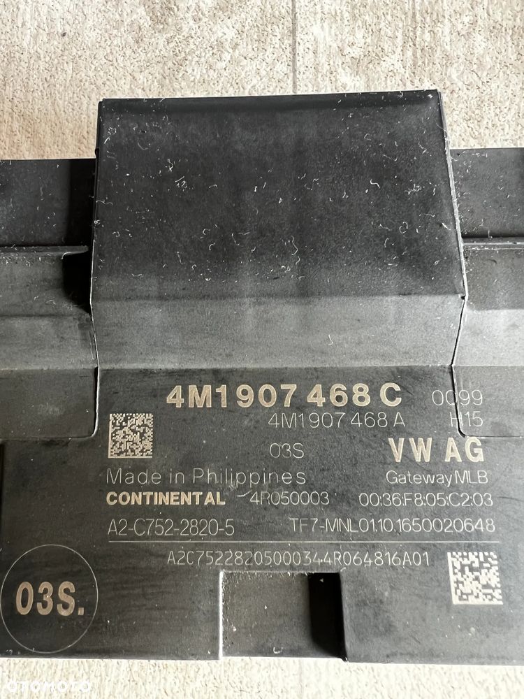 AUDI A4 B9 8W A5 F5 Q7 4M II MODUŁ STEROWNIK GATEWAY 4M1907468C - 2