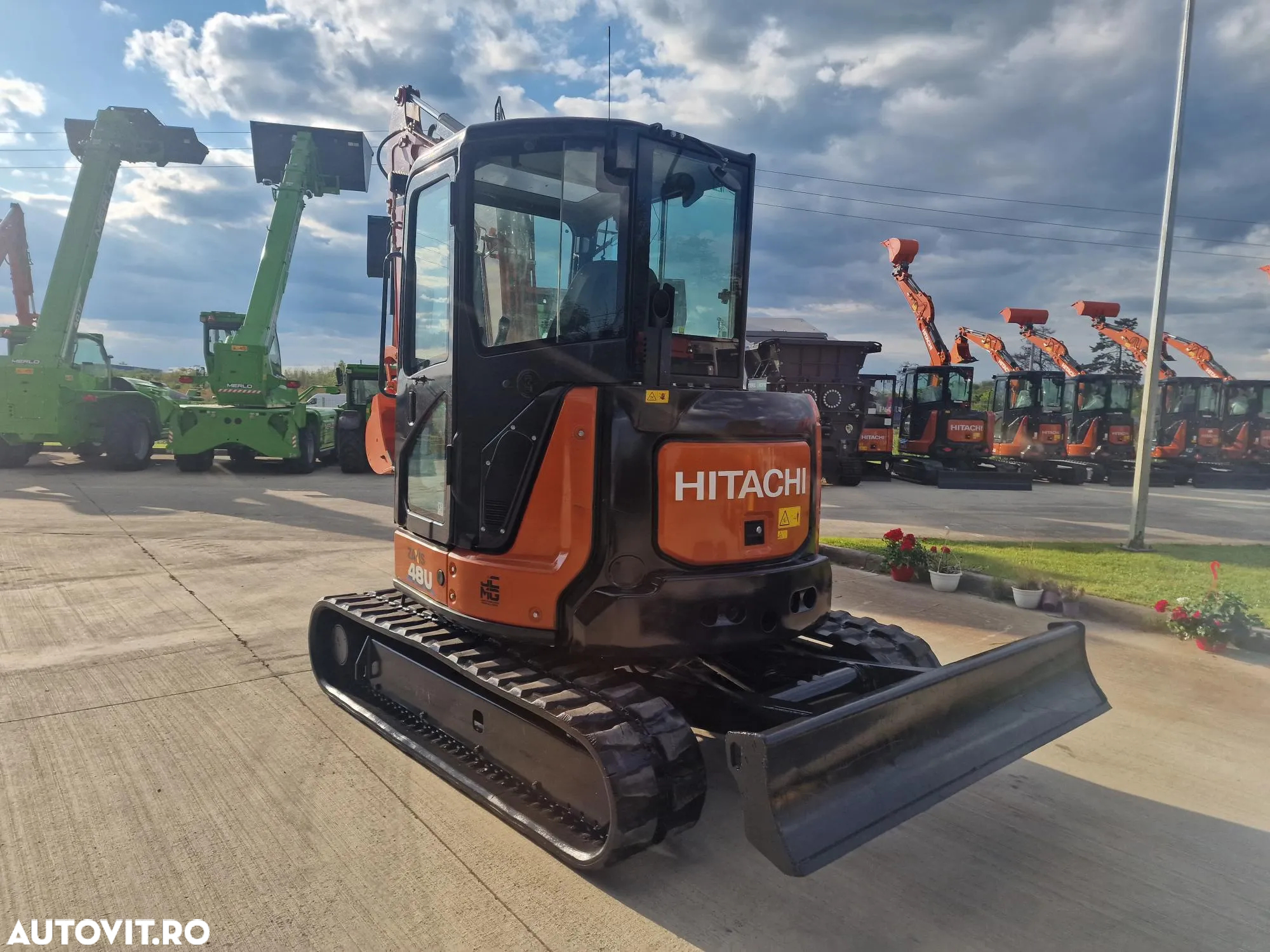 Hitachi ZX48, 5 TONE, 2023, 826h, CUPA NOUA,  44900 EUR+Tva, inst picon, senile 90% ok, computer de bord, produs in JAPONIA, CA SI NOU, posibilitate lkeasing 4 ani-PROMOTIE 44900 EUR+Tva - 12
