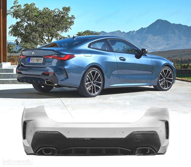 PARA-CHOQUES TRASEIRO BMW G22 G23 20-24 LOOK M 440i PDC PARK ASSIST - 1