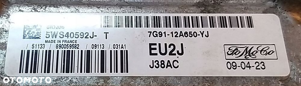 FORD MONDEO MK4 7G91-12A650-YJ - STEROWNIK SILNIKA - 3