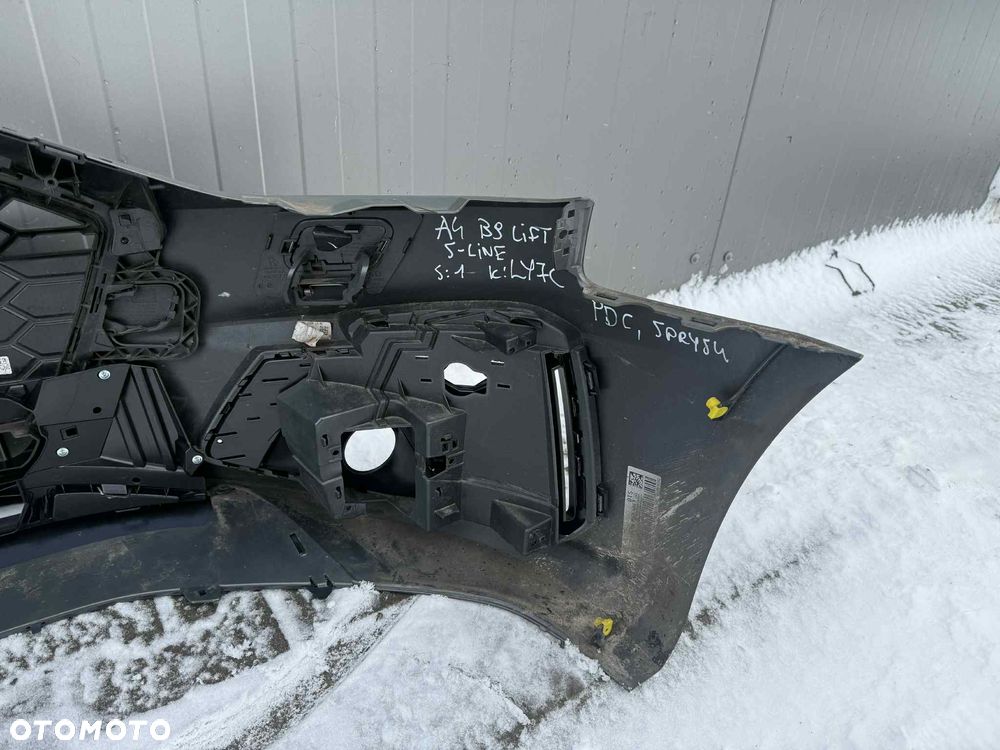 Audi A4 B9 FL Lift S-Line Zderzak Przód Przedni Sprysk. PDC 2019-24 LY7C - 9