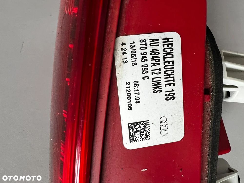 AUDI A5 8T lift 2011-16 LAMPA LEWY TYŁ LED SportBack 8T8945095F 8T8945093C - 5