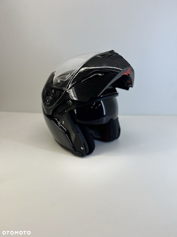 Kask szczękowy NISHUA NFX-2 carbon rozm. S blenda pinlock - 1