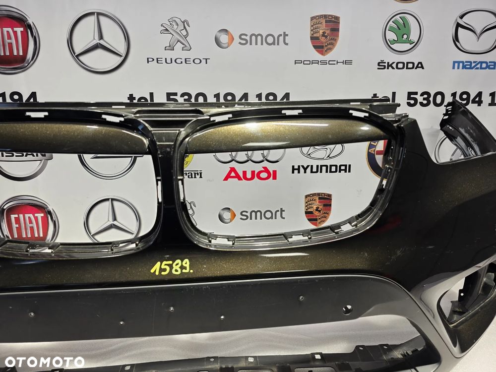 BMW X1 F48 15- ZDERZAK PRZEDNI PRZÓD NA 6xPDC , BEZ SPRYSKÓW , NR 51117354815 / 7354815 , NR AUKCJI NZ1589 - 14