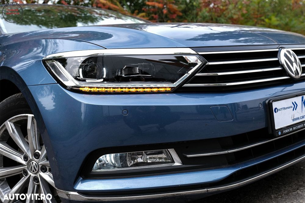 Faruri Full LED Dinamic VW Passat B8 3G (2014-2019) Matrix Look- livrare gratuita - 17