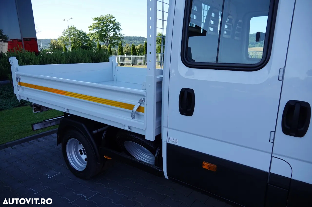 Iveco DAILY 35C16D / 2.3 D / CAMION CU TRACȚIE MIXĂ / BASCULATOR – 2.6 M / CAMION DUBLU / IMPORTAT / CONTRACT DE SERVICE POST-SERVICE - 18
