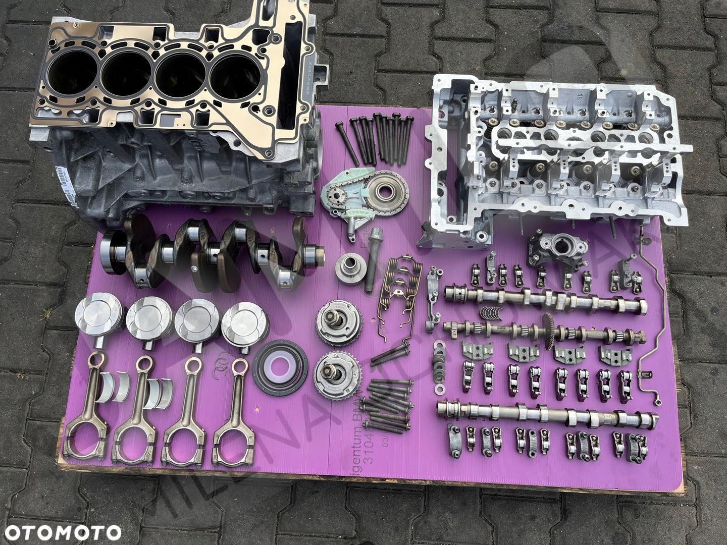 SILNIK BMW F07 F10 F11 F20 F30 F32 184KM N20B20B N20 320 220 420 20 i - 8