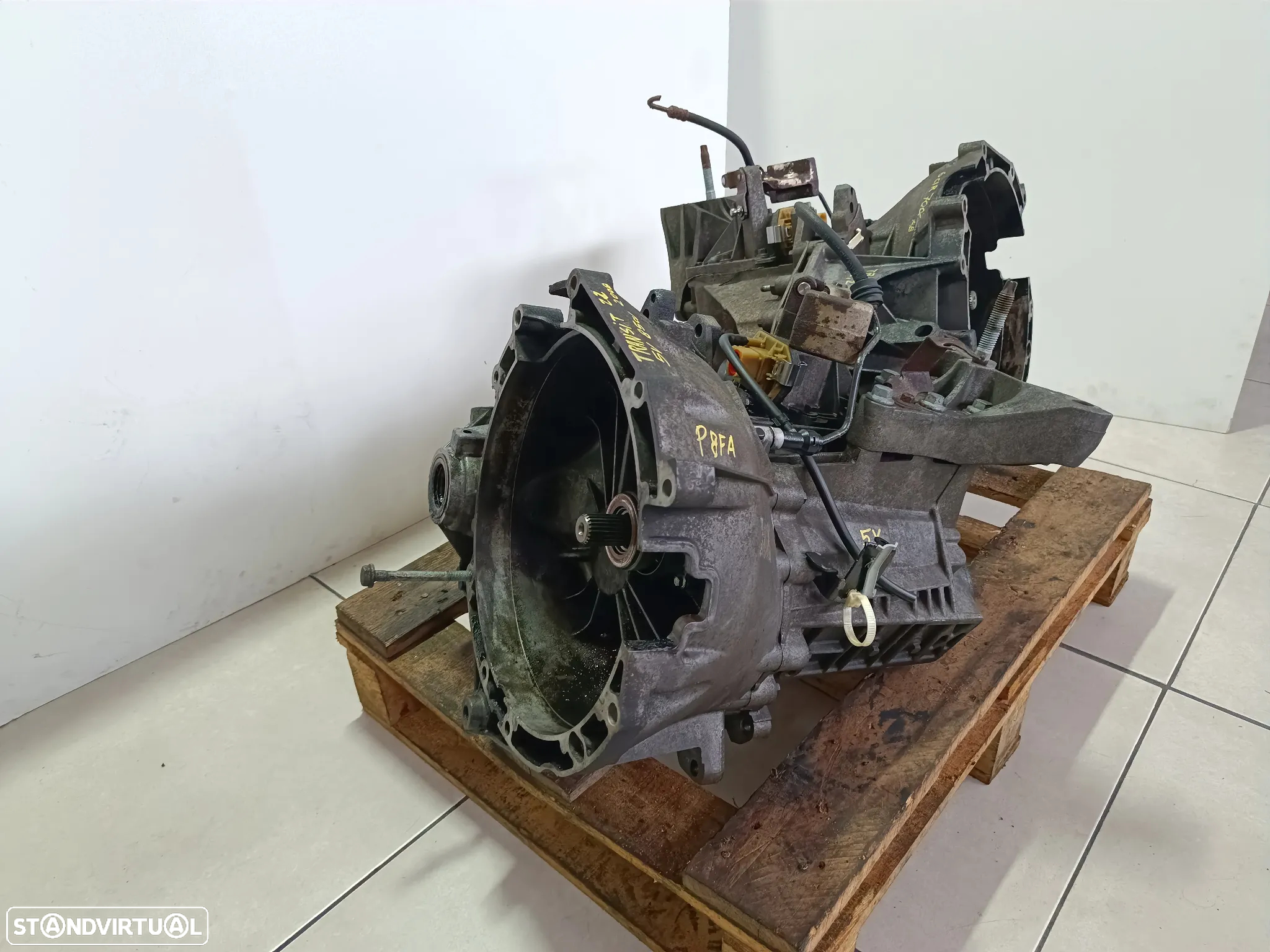 caixa 5 velocidades Ford Transit 2.2TDCI 85cv 6C1R 7002 AB motor P8FA - 4