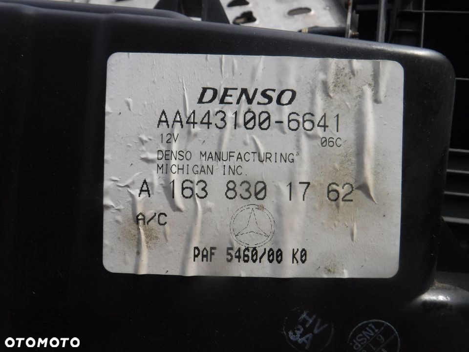 Mercedes ML W163 FL nagrzewnica A1638302562 A1638301762 EUROPA - 4
