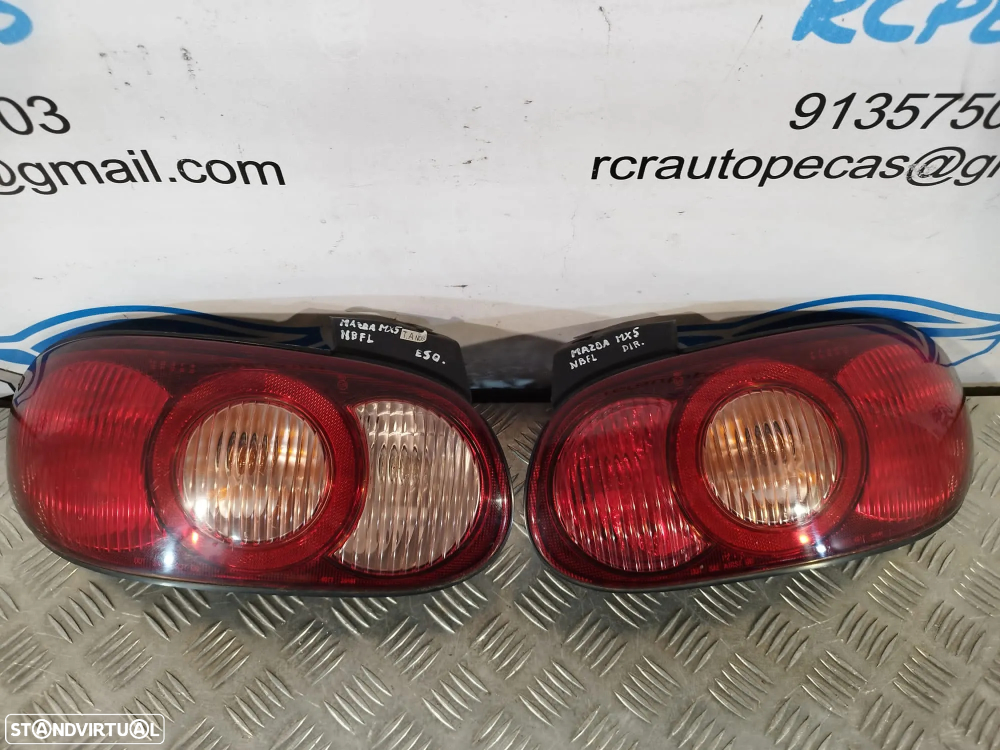 .FAROLIM FAROLINS ESQUERDO DIREITO MAZDA MX5 MX-5 NB N06651180 N06651170 - 3