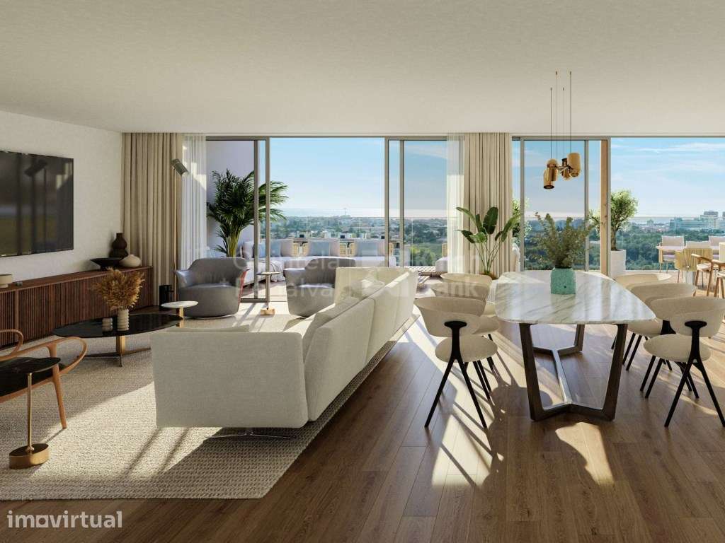 Penthouse T4 com terraço, vista mar e estacionamento em Oeiras - Grande imagem: 4/20