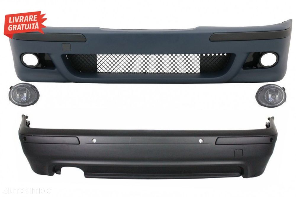 Pachet Exterior BMW Seria 5 E39 (1995-2003) cu Proiectoare Crom M5 Design- livrare gratuita - 1