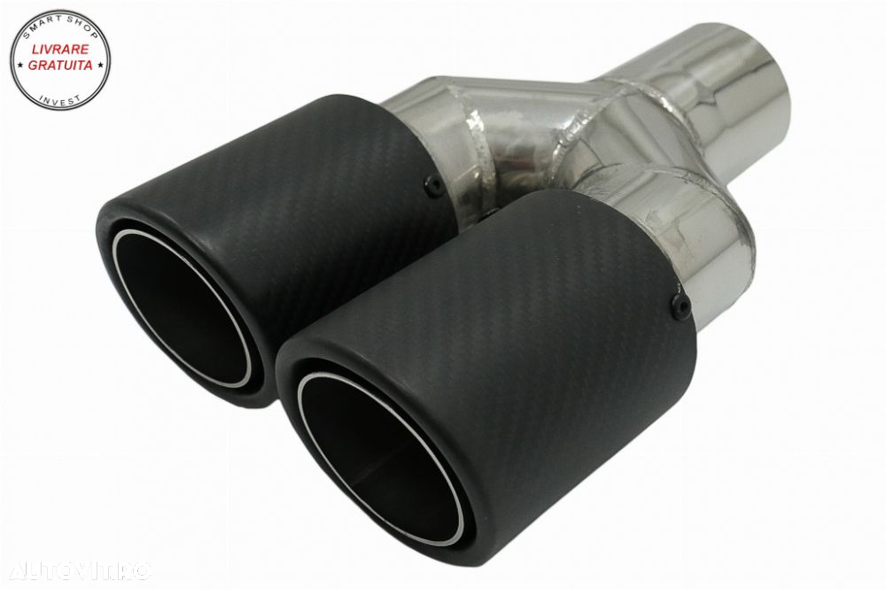 Difuzor Bara cu Toba Ornament Evacuare Fibra Carbon Mat BMW Seria 3 F30 F31 (2011-- livrare gratuita - 8