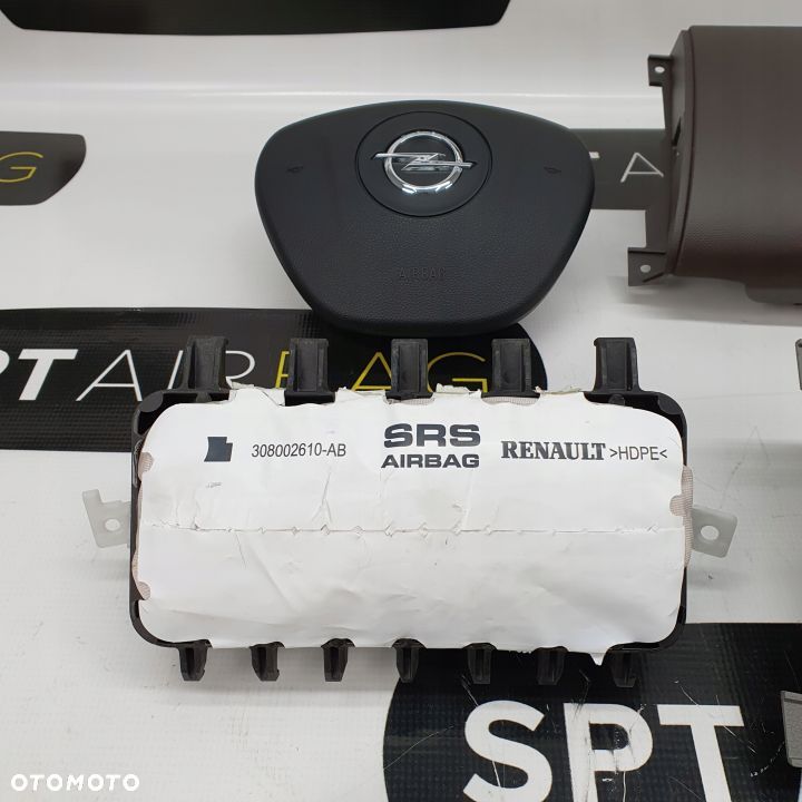 OPEL VIVARO PODUSZKI AIRBAG AIR BAG ZAŚLEPKA PASY KIT SET - 3