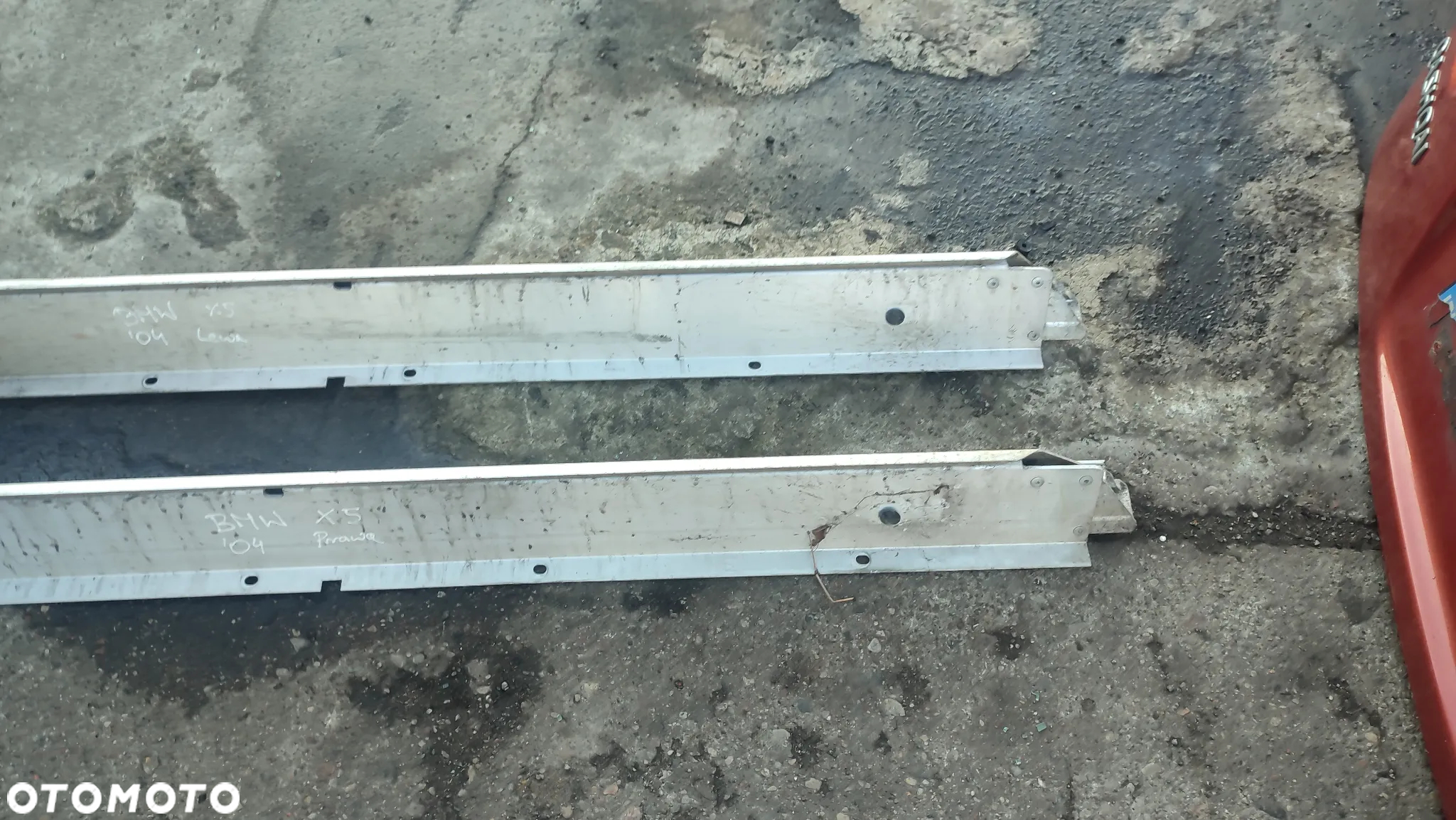 BMW X5 I E53 04r nakladka stopien schodek progu prawa i lewa - 2