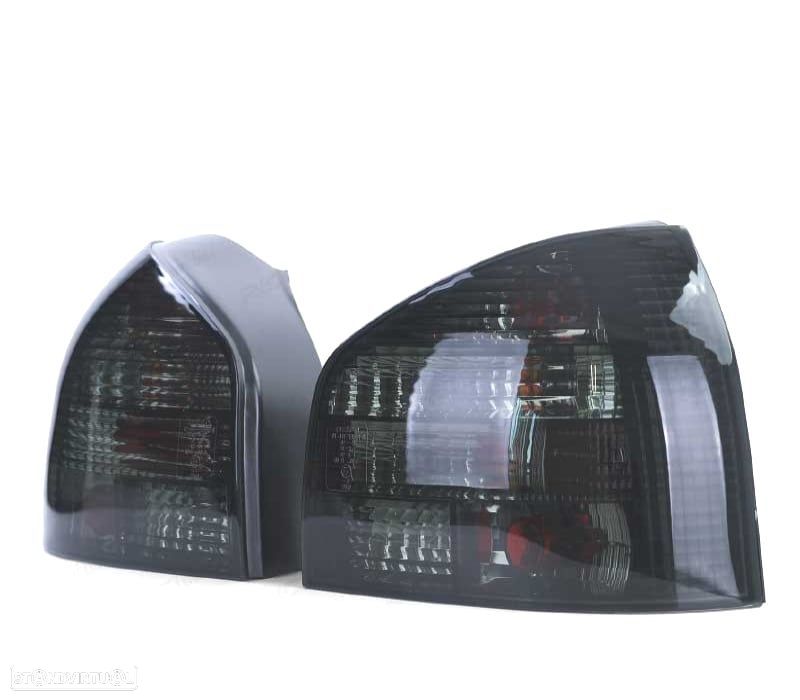 FAROLINS TRASEIROS AUDI A3 8L 96-00 FUMADOS - 3
