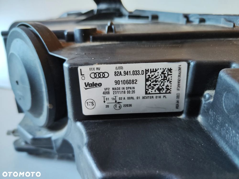 Reflektor Audi A1 82A941033D LAMPA LEWY PRZÓD FULL LED - 8