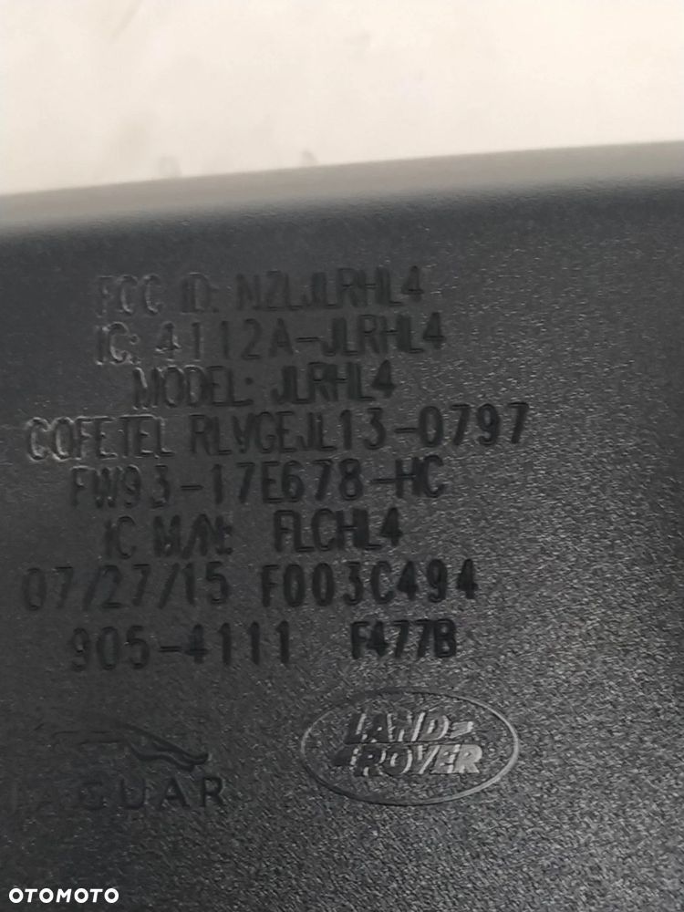 JAGUAR XJ X351 LUSTERKO WEWNĘTRZNE WSTECZNE KAMERA RADAR ORYGINAŁ - 13