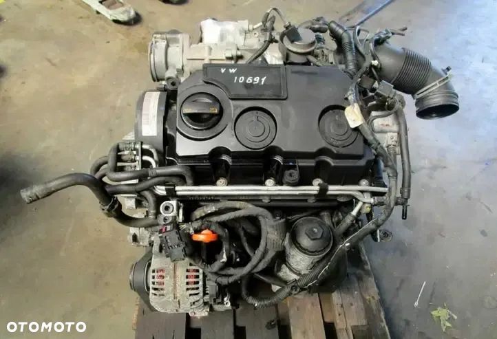 SILNIK KOMPLETNY BLS 1,9 TDI golf a3 leon octavia passat touran superb GWARANCJA - 1