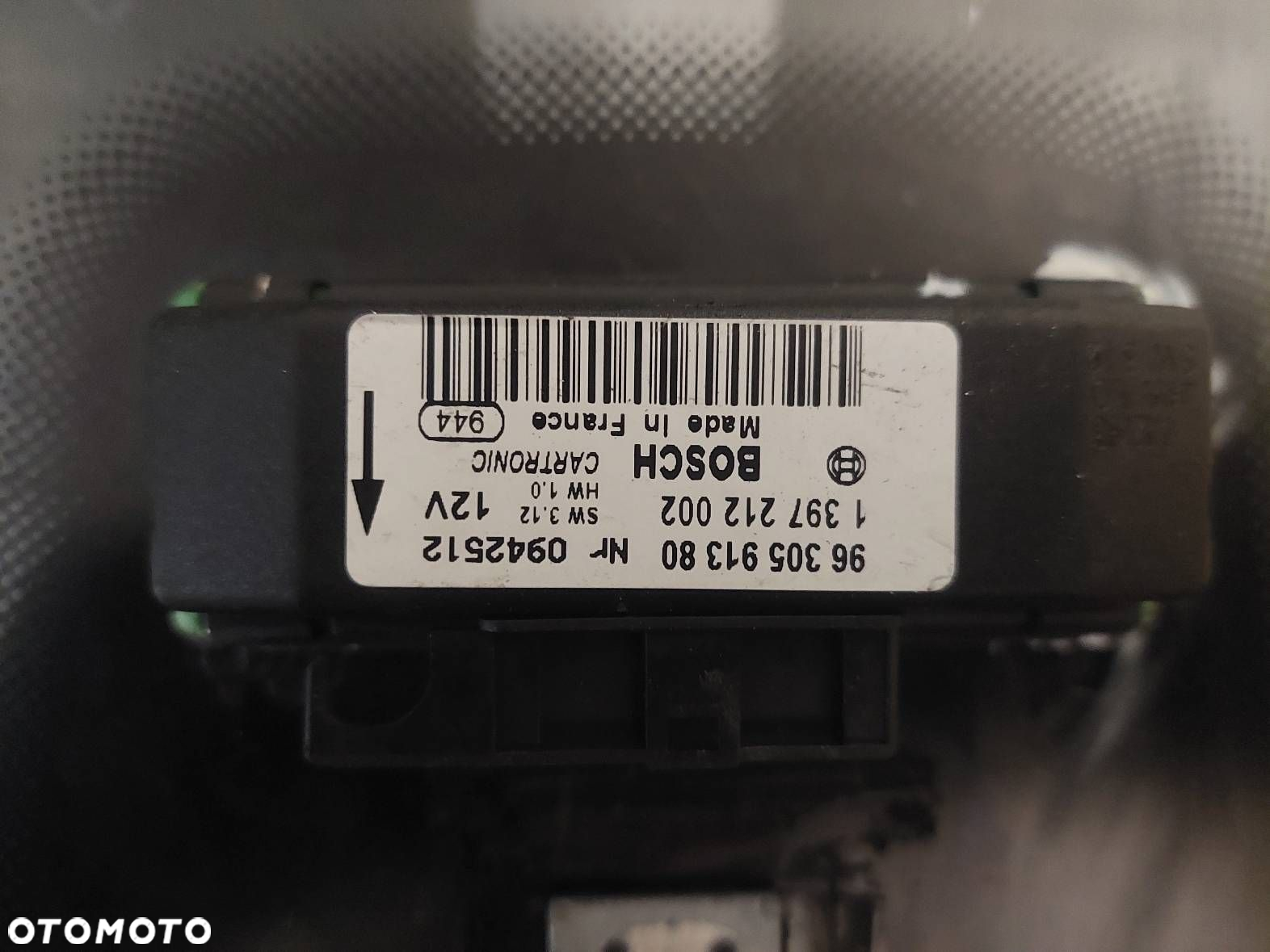 SZYBA CZOŁOWA PRZEDNIA SENSOR PEUGEOT 406 I COUPE 9630591380 - 3