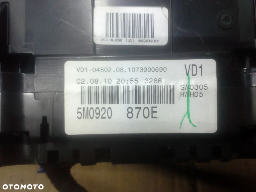 Volkswagen Jetta III 1K2 A5 1.6 TDi zestaw startowy komputer 03L906023B  5WP42899AA - 15