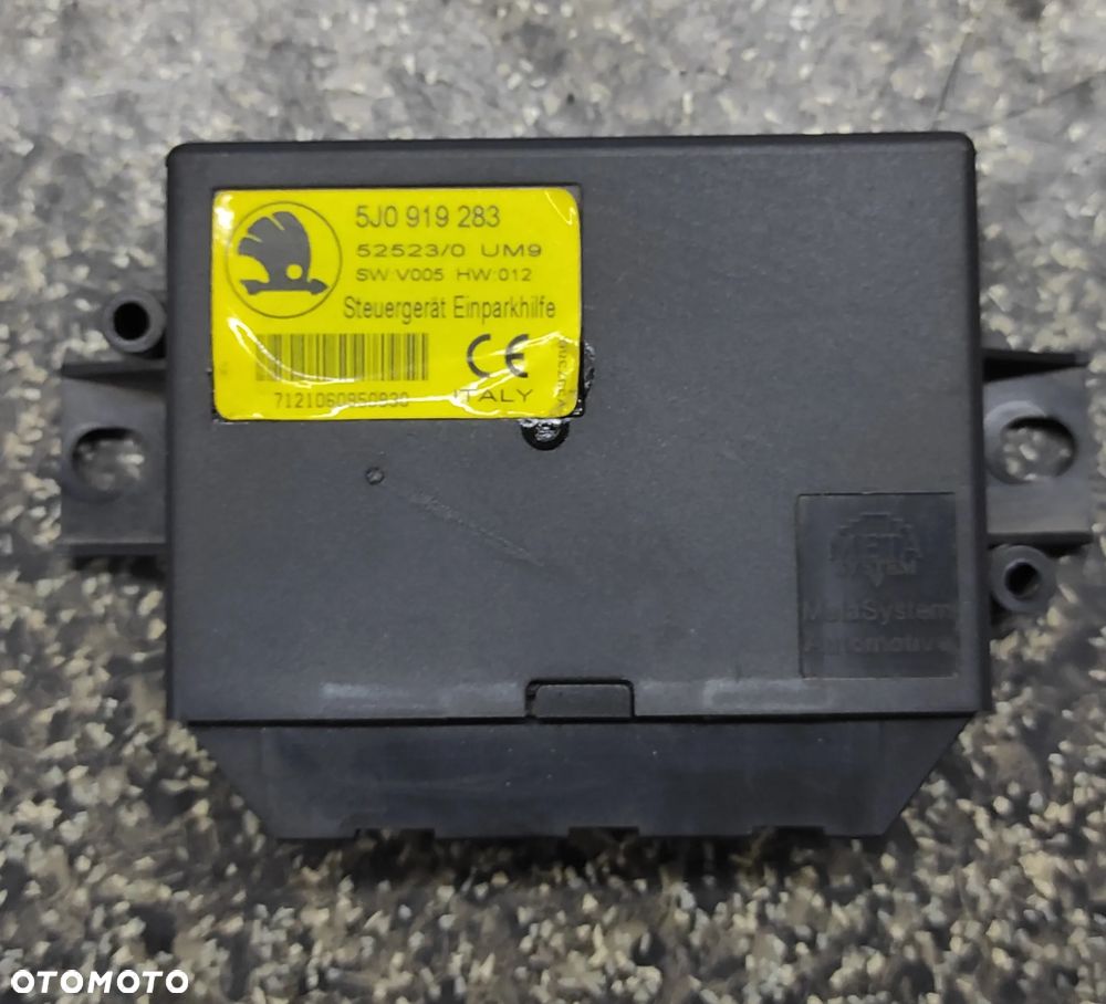 Moduł PDC Parkowania 5J0919283 SKODA FABIA 2 ROOMSTER - 1