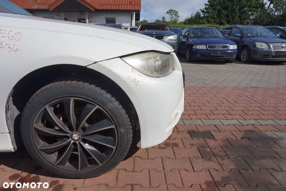MASKA ZDERZAK BŁOTNIKI LAMPY 3 E90 A34 M-PAKIET BMW 2004-2008 BIAŁY PRZÓD KOMPLETNY - 24
