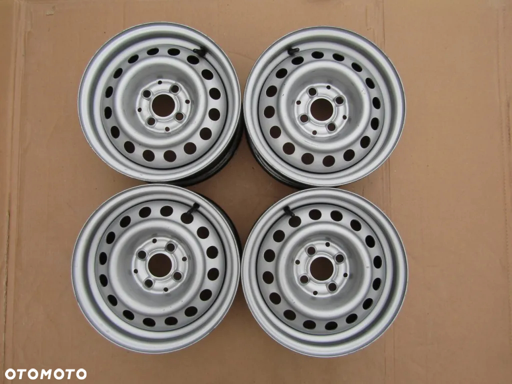4x Felgi 14 VW Caddy Passat Golf II III / BMW / Przyczepa Laweta 4x100 ET35 - 3