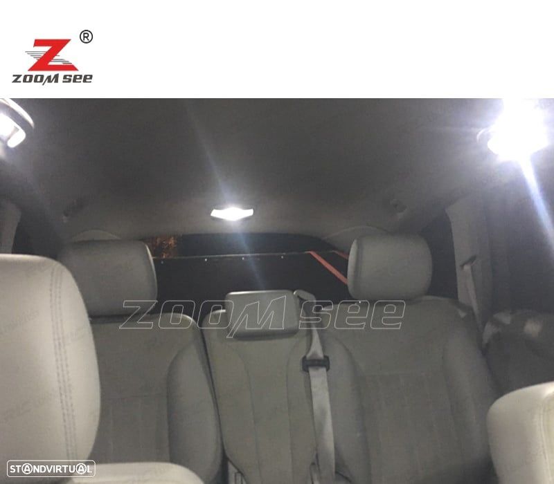 KIT COMPLETO DE 22 LÂMPADAS LED INTERIOR MERCEDES CLASE R W251 R320 R350 R500 06-14 - 4