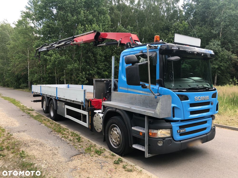 Scania P 280  HDS HMF 1720 K 3  DL. 8.2m do przewozu długich ładunków - 5