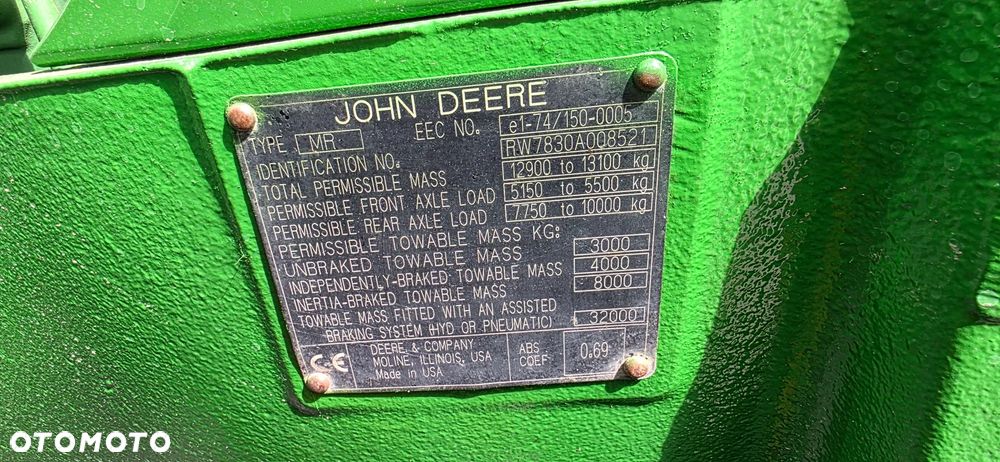 John Deere 7830 - 14