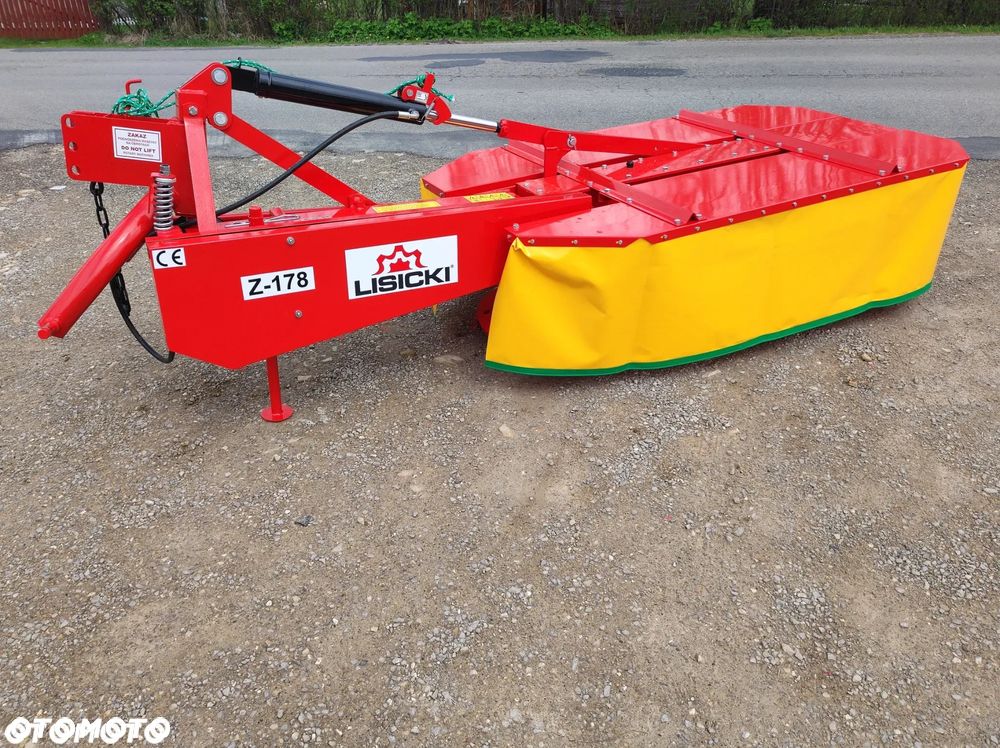 KOSIARKA ROTACYJNA LISICKI 1,35; 1,65; 1,85 m rozkładana ręcznie lub hydraulicznie / PLANDEKA +osłona blaszana - 1