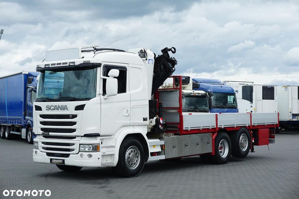 Scania G 490 / 6 X 2 / SKRZYNIOWY + HDS / HMF 3220 K7 / WYSIĘG 18,9 M - 2