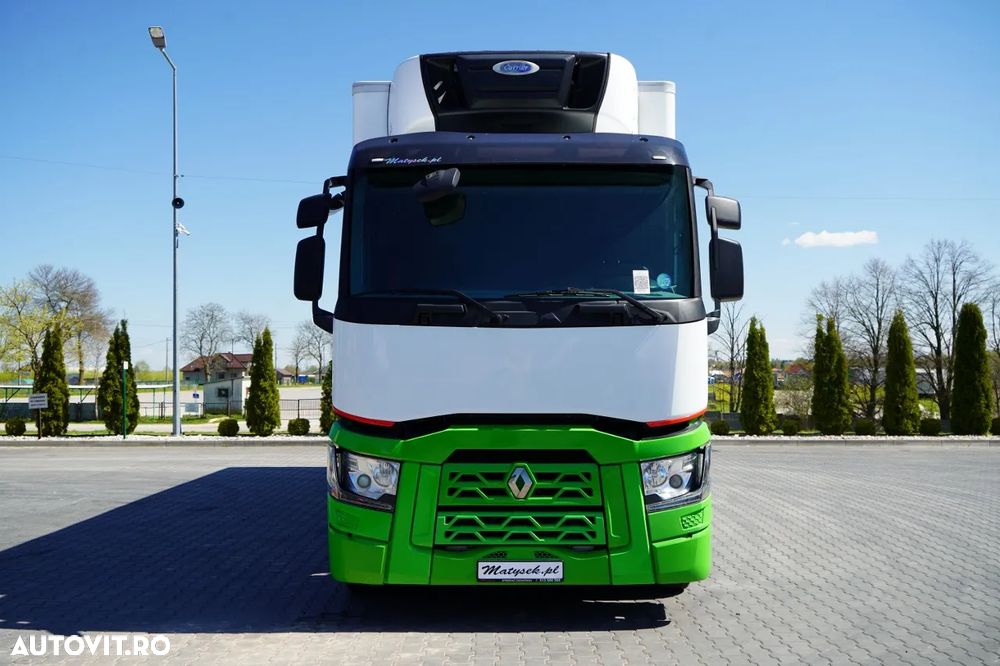 Renault T 430 / 6x2 / REFRIGERAT -9 M / UNITATE CARRIER SUPRA 1250 / platformă elevatoare / oblon rulant / punte de ridicare / direcție - 9