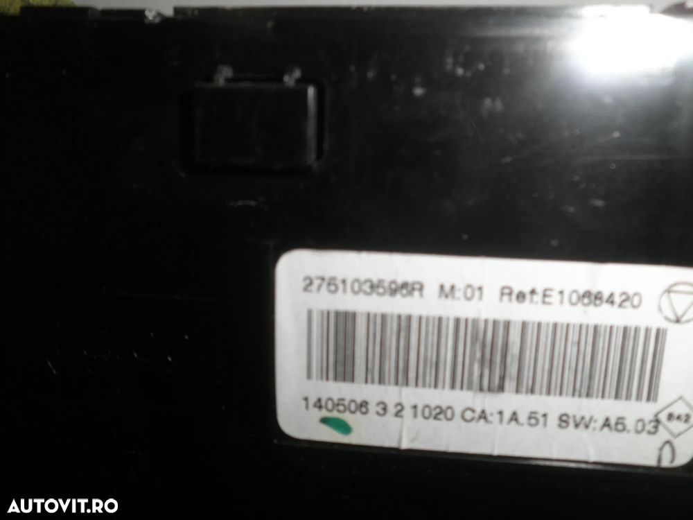 Panou comenzi clima Renault Megane 3 2014 275103596R - 3