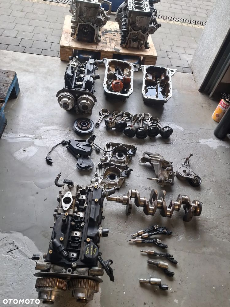 Silnik ford 1.6 ecoboost części głowica wał tłok korbowód miska blok - 1