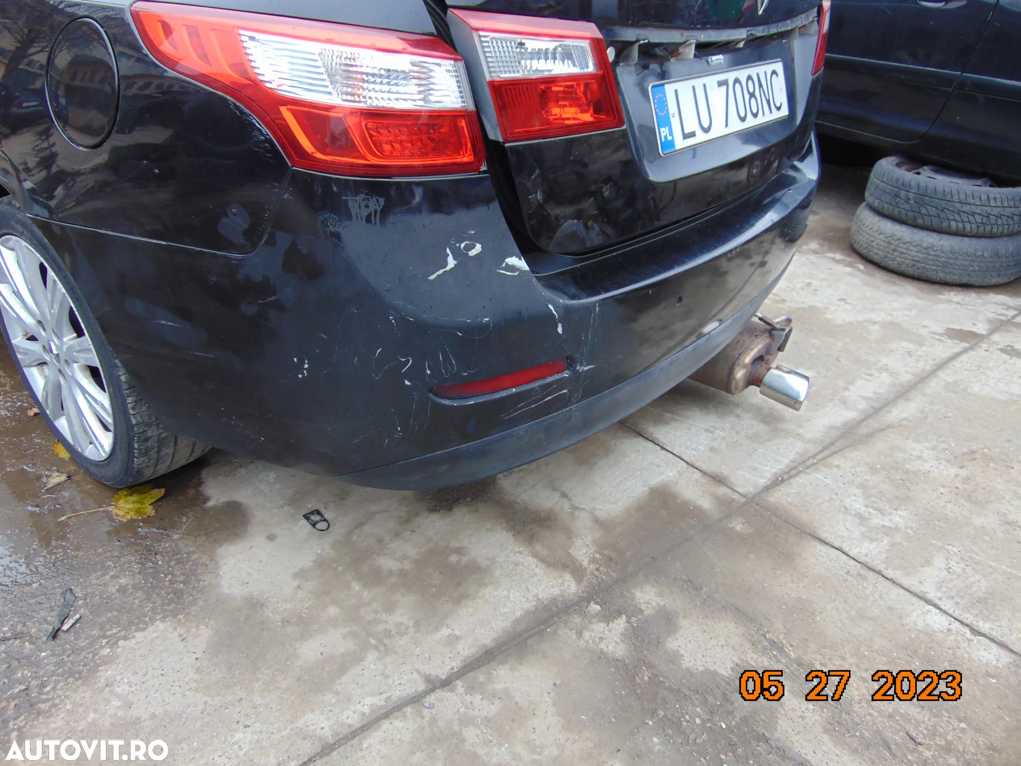 Bara spate renault Latitude spoiler bara spate completa senzori parcare dezmembrez latitude 2.0 - 3