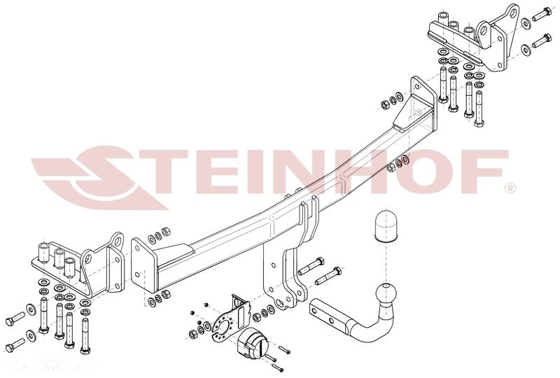 Hak holowniczy + MODUŁ 7PIN do Land Rover Range Rover Evoque L551 - 2
