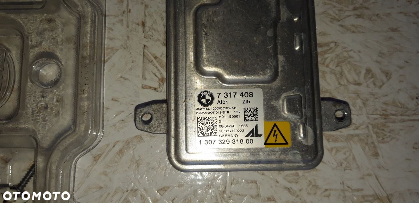 BMW 5 F10 F11 OSPRZĘT LAMPY BI-XENON STEROWNIKI 7317408 7343876 - 3