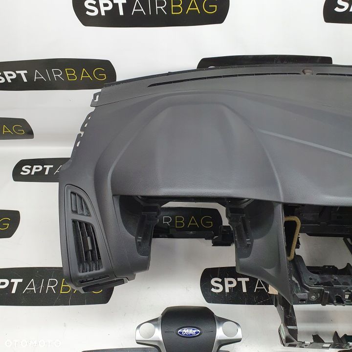 FORD FOCUS MK3 3 III  KOKPIT DESKA KONSOLA PULPIT PODUSZKA AIRBAG AIR BAG PASY KIT SET - 2
