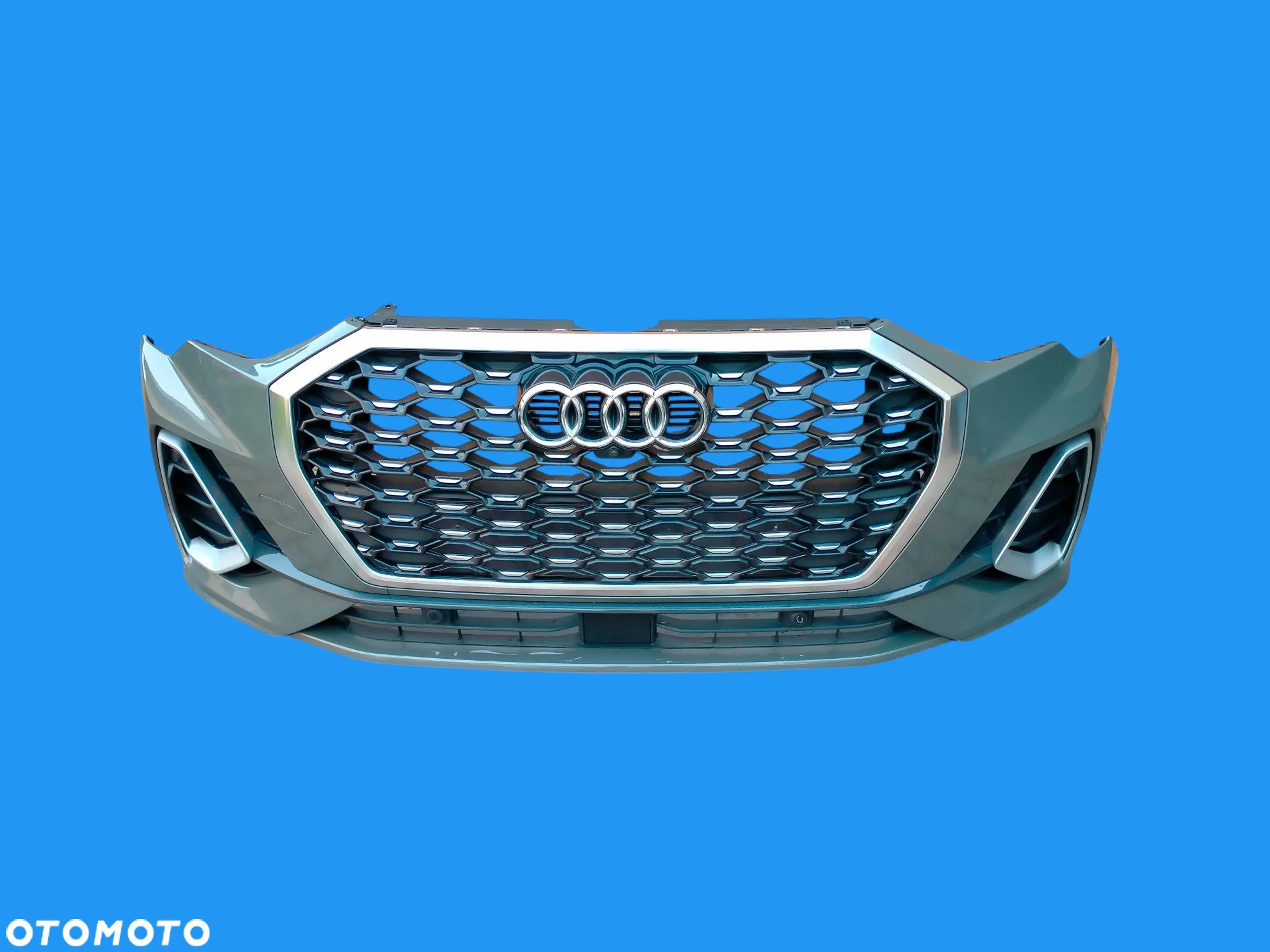 AUDI Q3 83A S Line / ZDERZAK PRZÓD PRZEDNI KOMPLETNY / 4szt PDC / KAMERA / Instalacja / ORYGINAŁ - 1